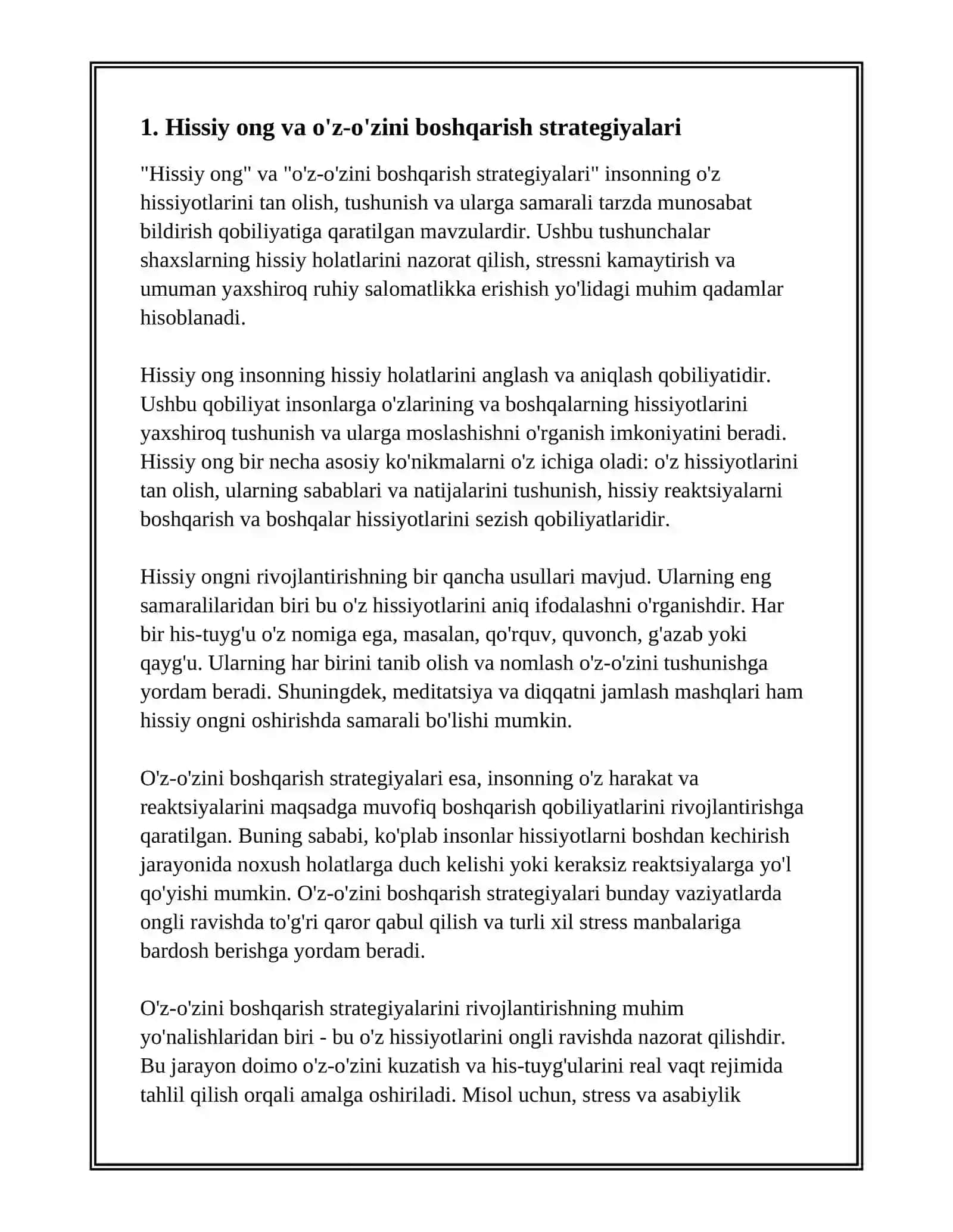 DUYUŞSAL VA TOPLUMSAL STRATEJILER 3