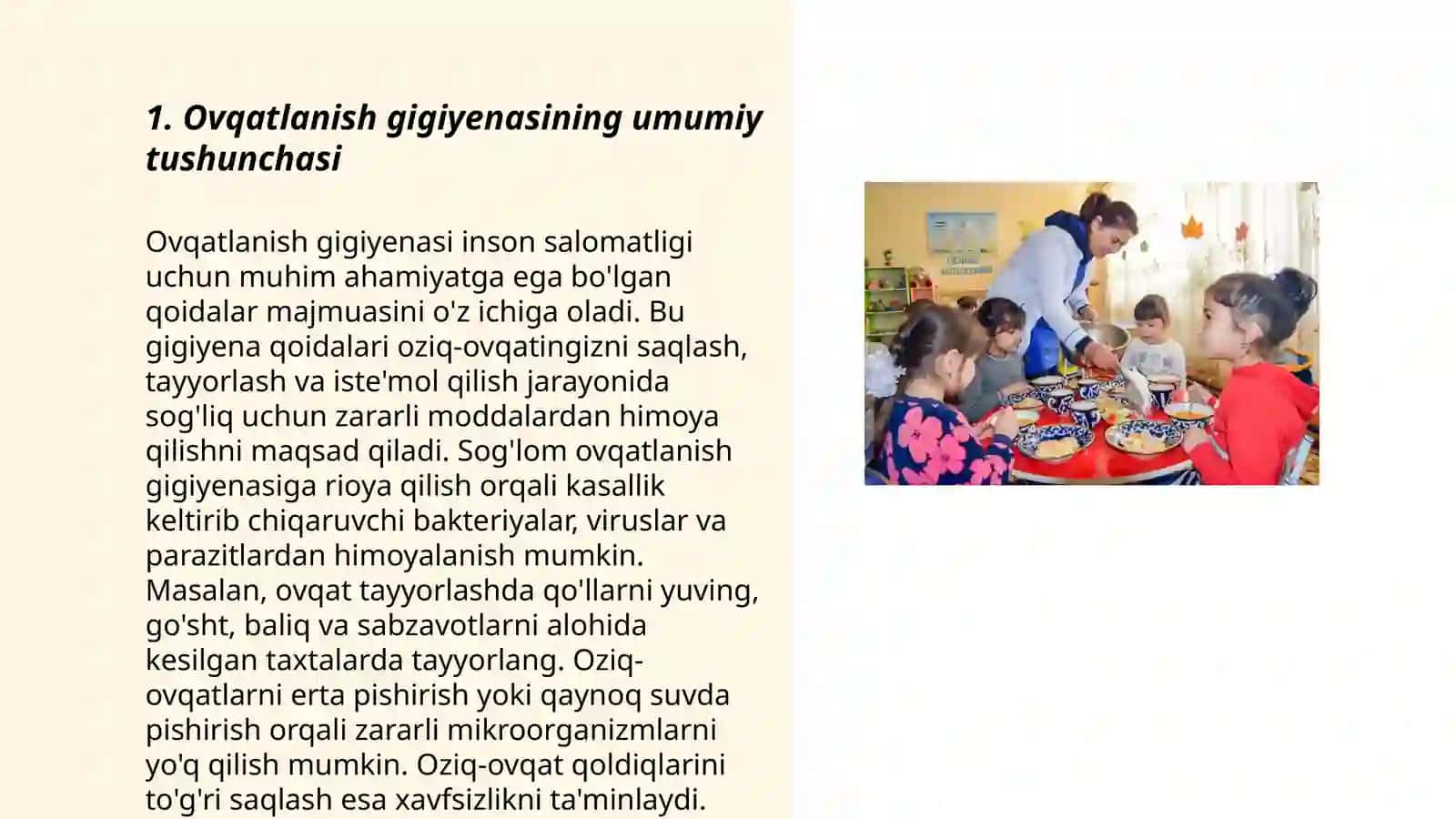 Ovqatlanish gigiyenasi 3