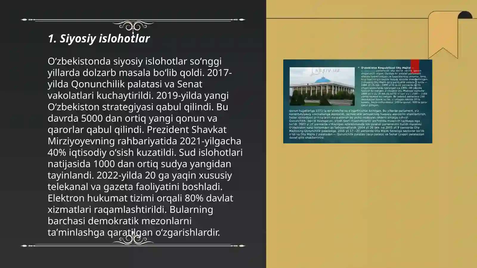 Siyosiy islohotlar 3