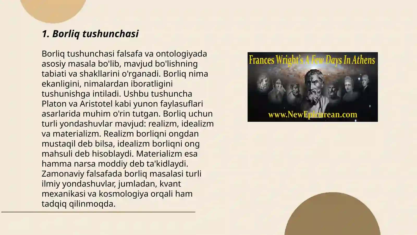 Borliq falsafasi 3