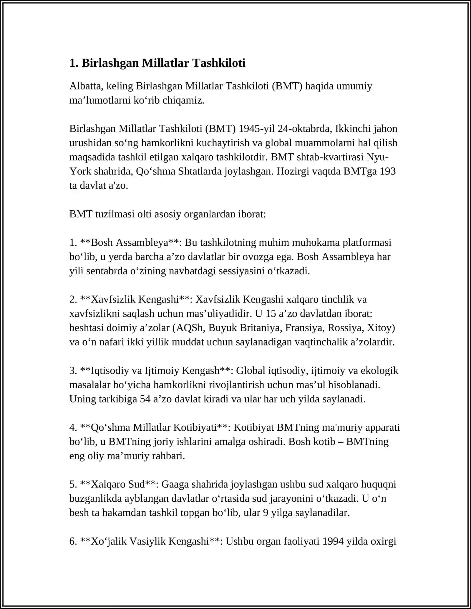 INTERNATIONAL ORGANISATIONS 3