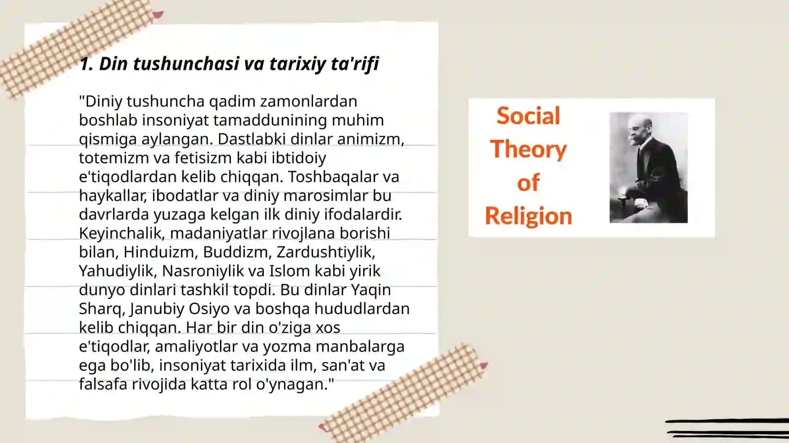 Din tushunchasi va tarixiy ta'rifi 3