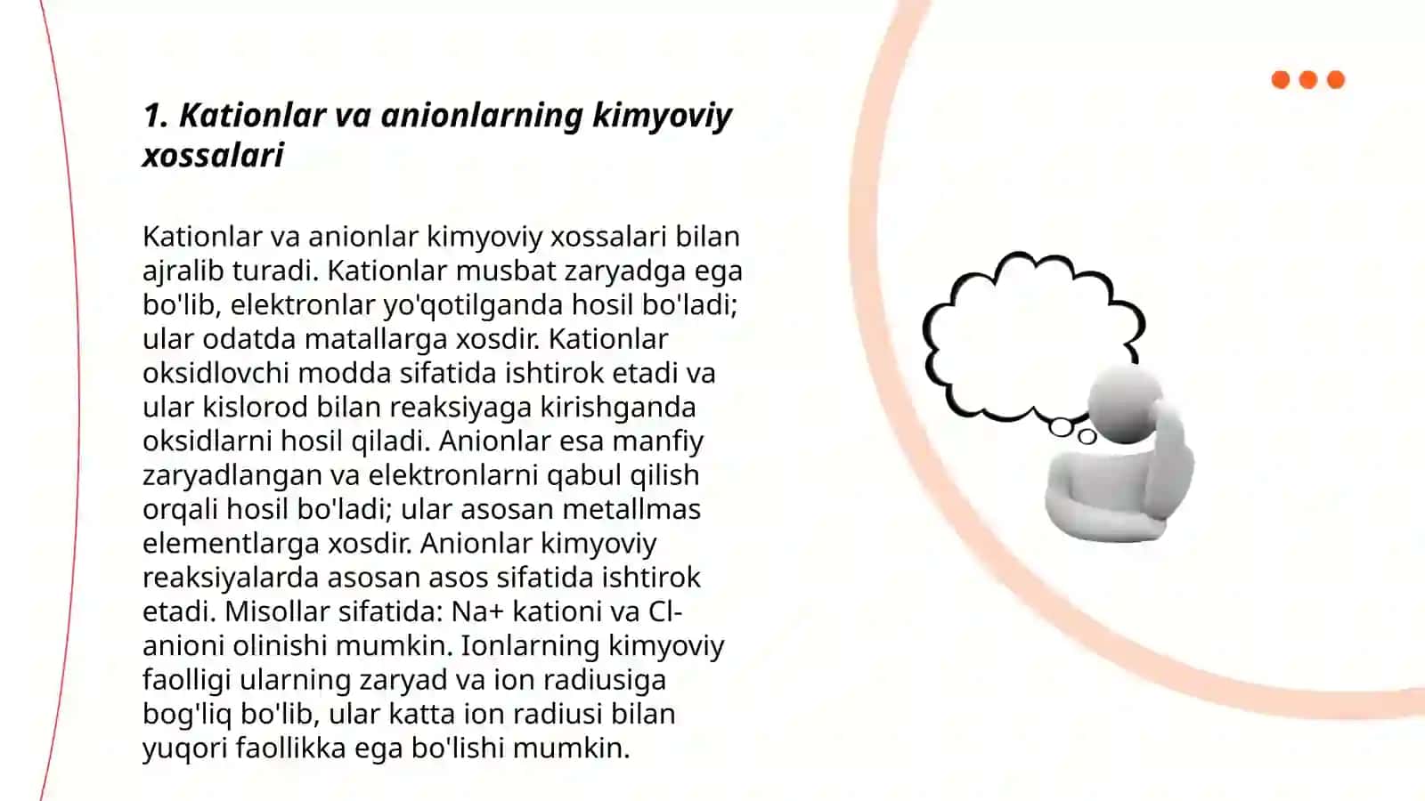 Kationlar va Anionlarning Kimyoviy Xossalari 3