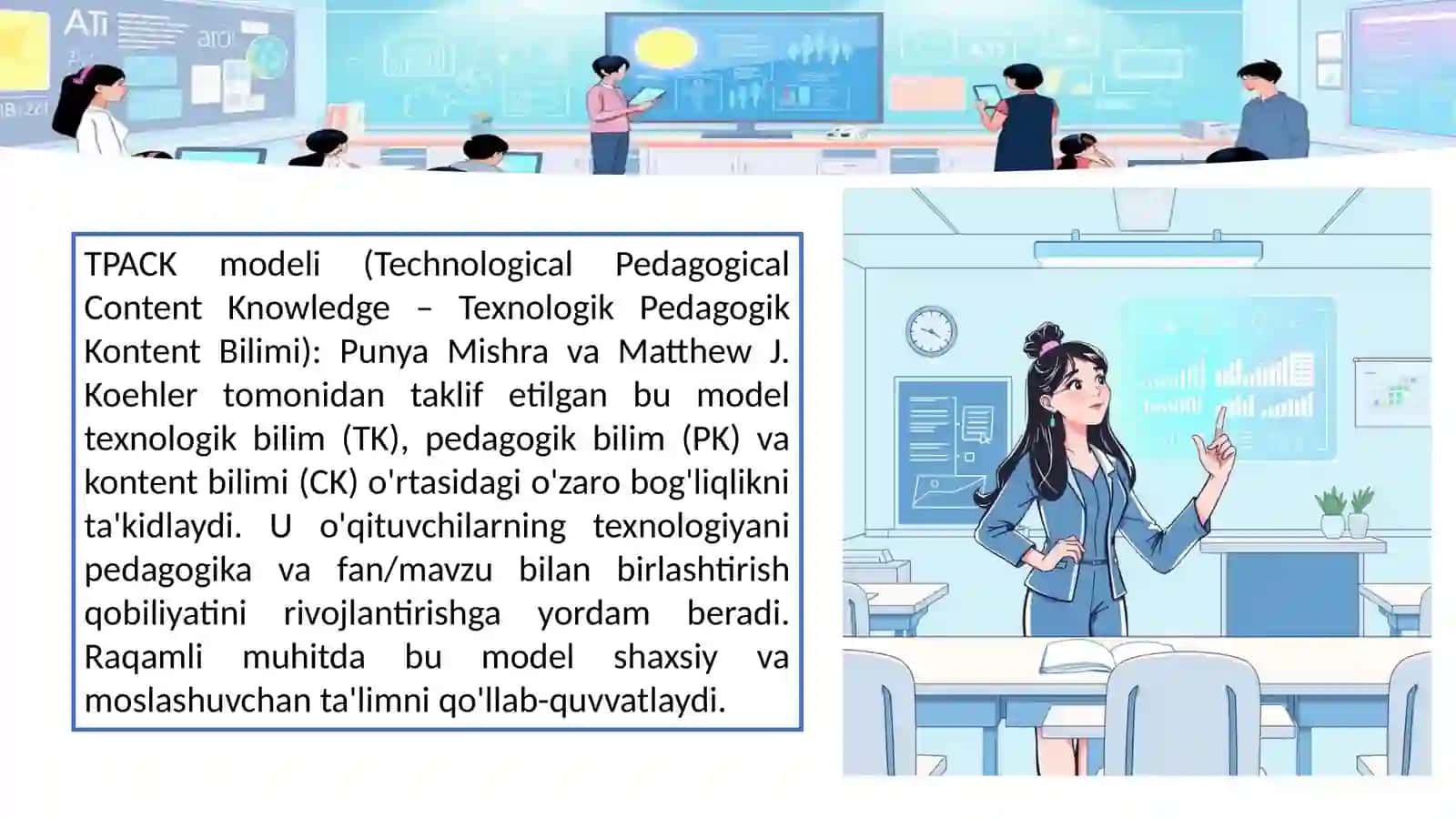 Raqamli muhitda SAMR va TPACK pedagogik modellari: taqqoslash va holatlar 3