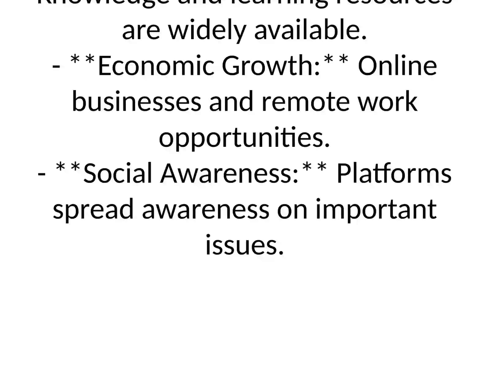 Internet: More Positive or Negative Impact on Society? 3