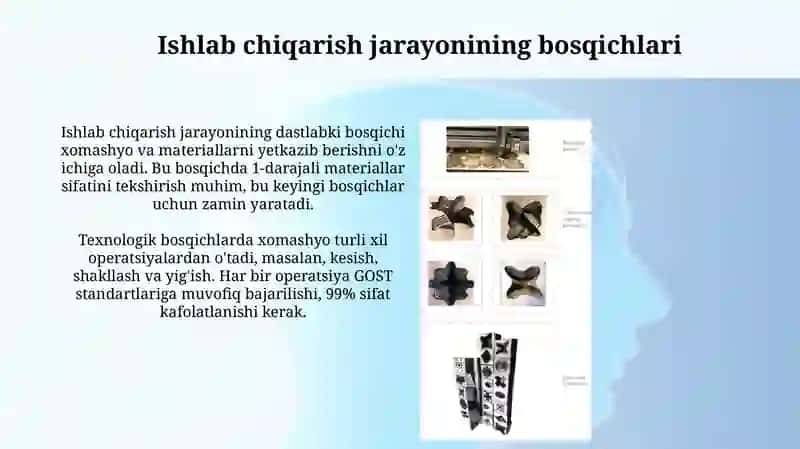 Ishlab chiqarish jarayoni vauningnatijalari 3