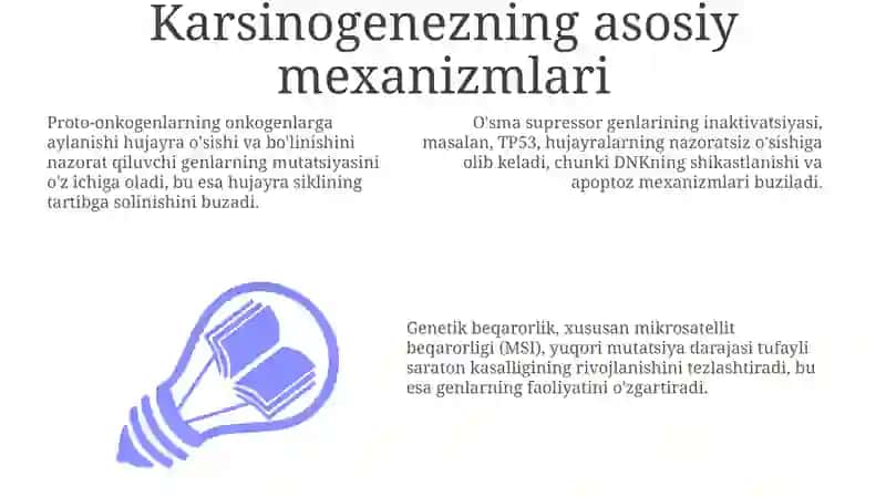 Karsinogenezning asosiy mexanizmlari 3