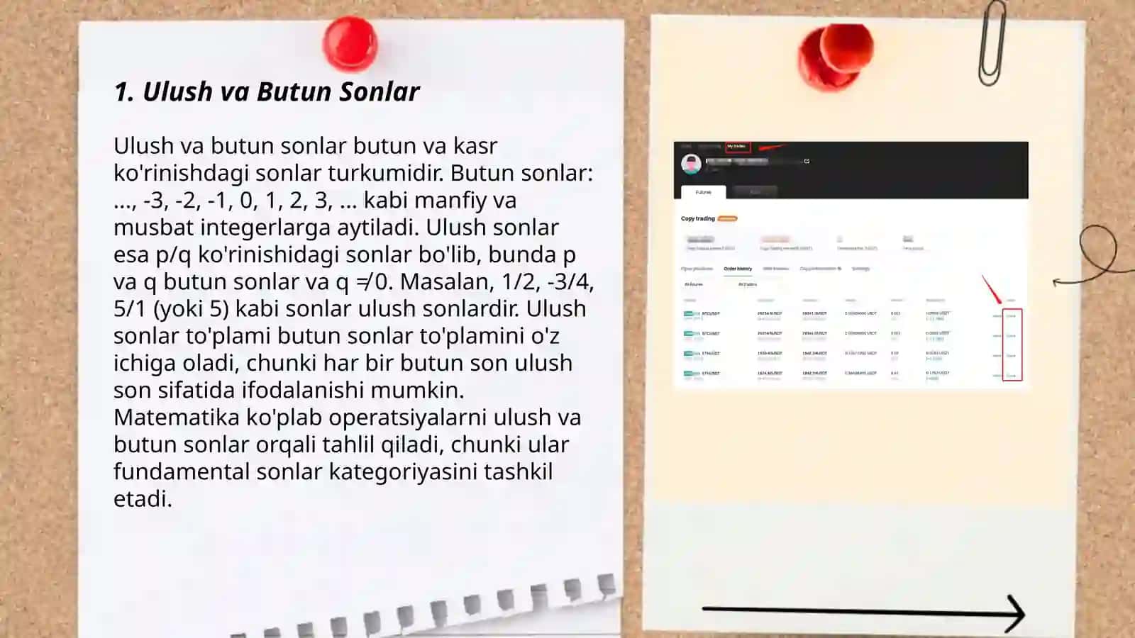 Ulush. Butunning ulushini topish. Ulushga koʼra butunni topish 3