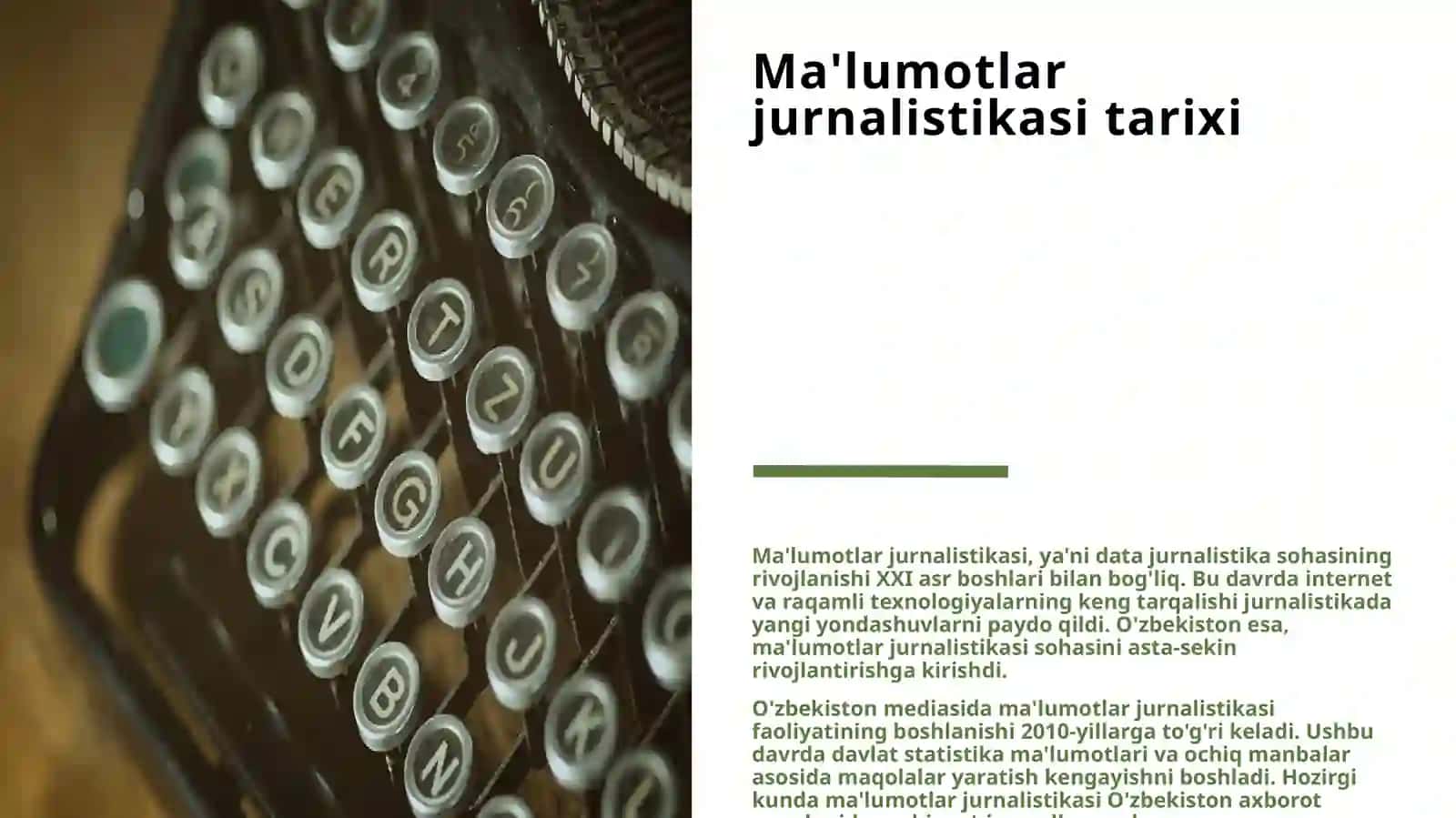 O’ZBEKISTONDA MA’LUMOTLAR JURNALISTIKASI 3