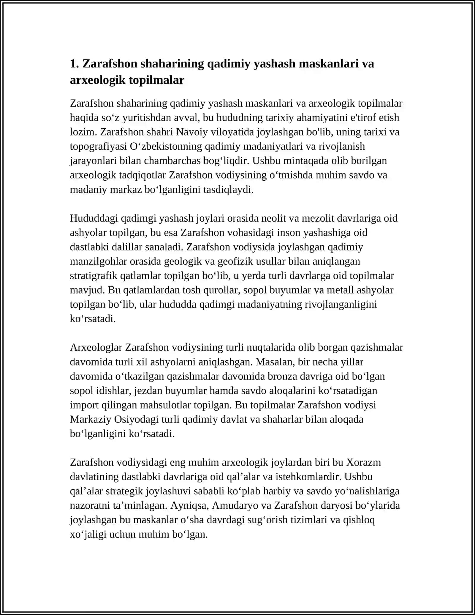 NAVOIY VILOYATI ZARAFSHON SHAHAR KELIB CHIQISHI TARIXI 3