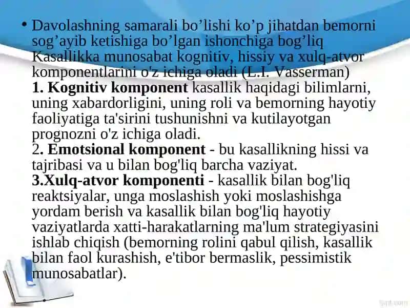 Tibbiyot xodimlari psixologiyasi 3