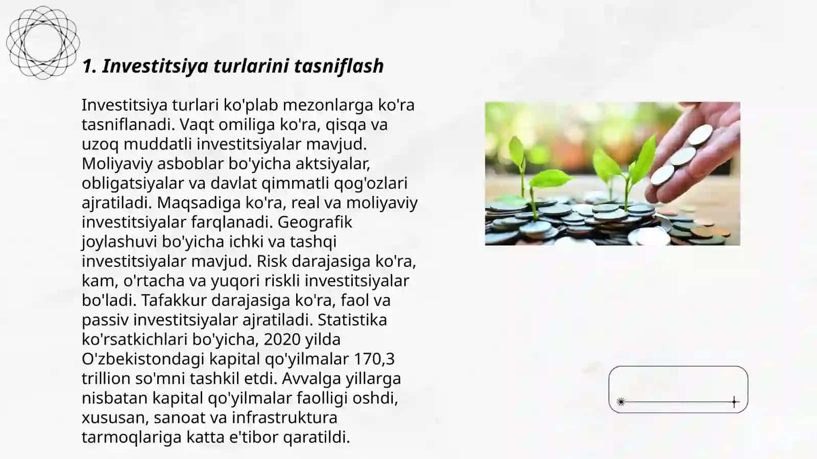 Investitsiyalar hisobi va uni takomillashtirish masalalari 3