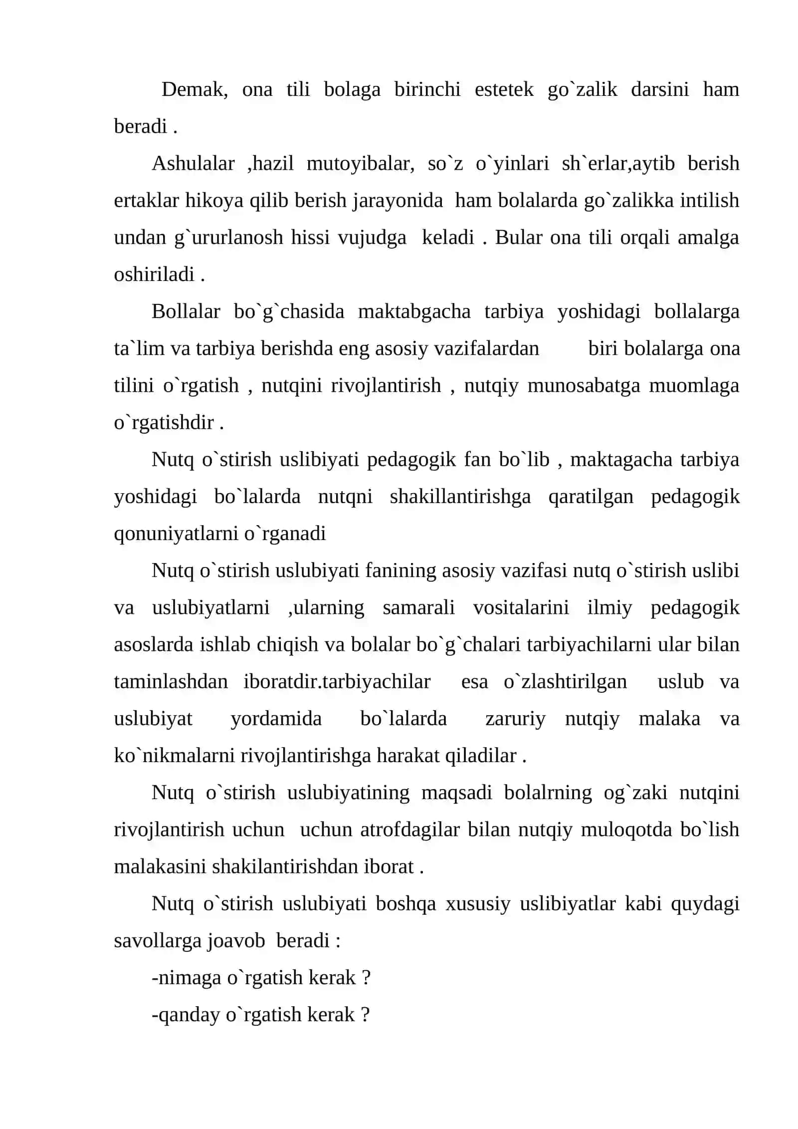 Turli yosh davrlarida nutq faoliyatining rivojlanishi 3