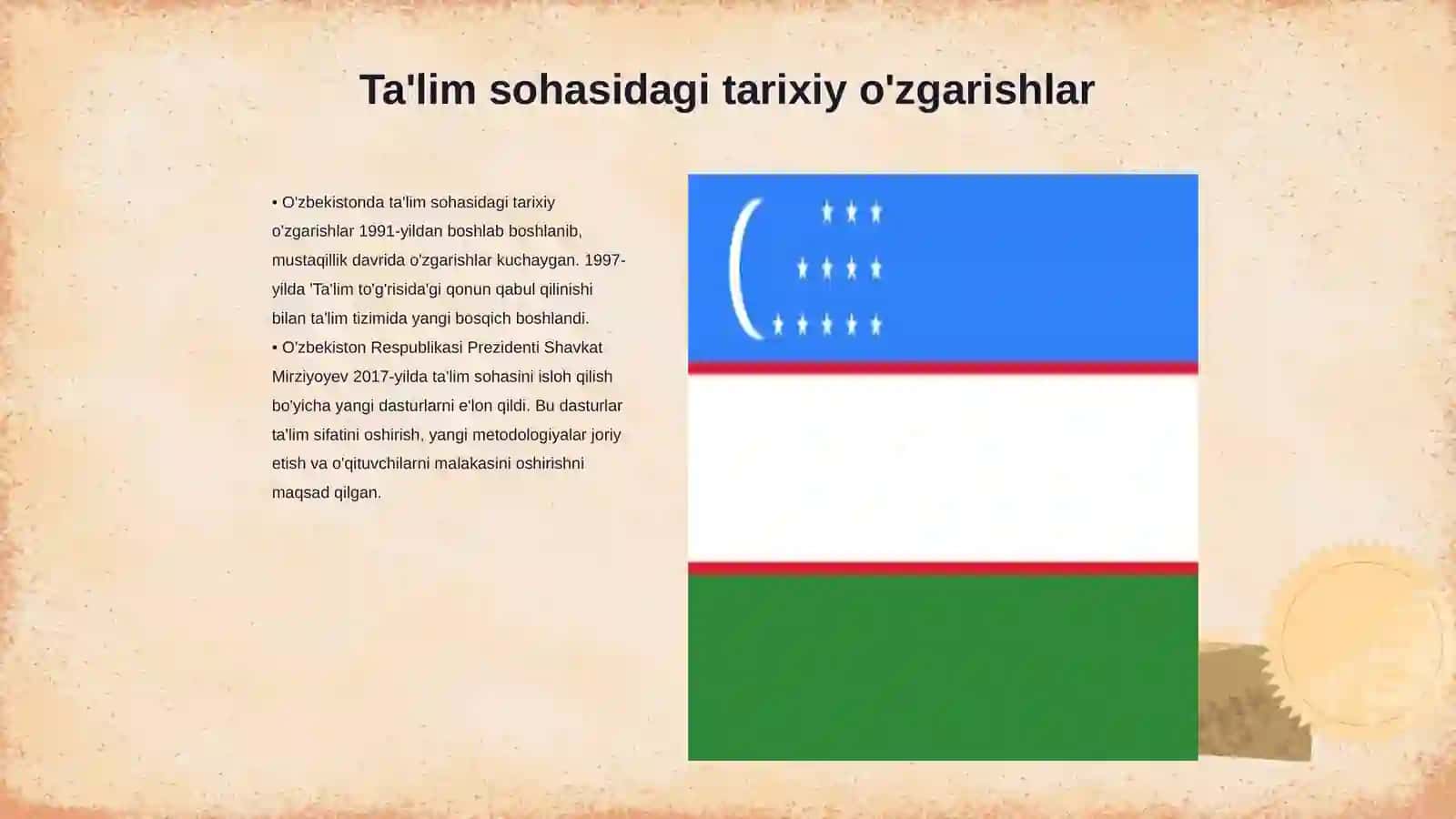 Oʻzbekistonda ta'lim sohasidagi islohatlar 3