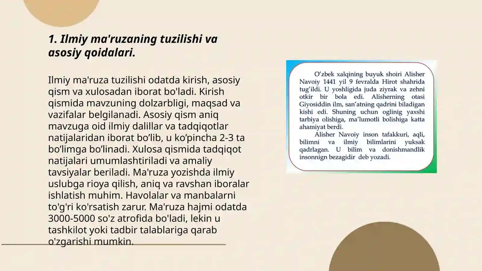 Ilmiy ma'ruza va uning tezisini yozish 3