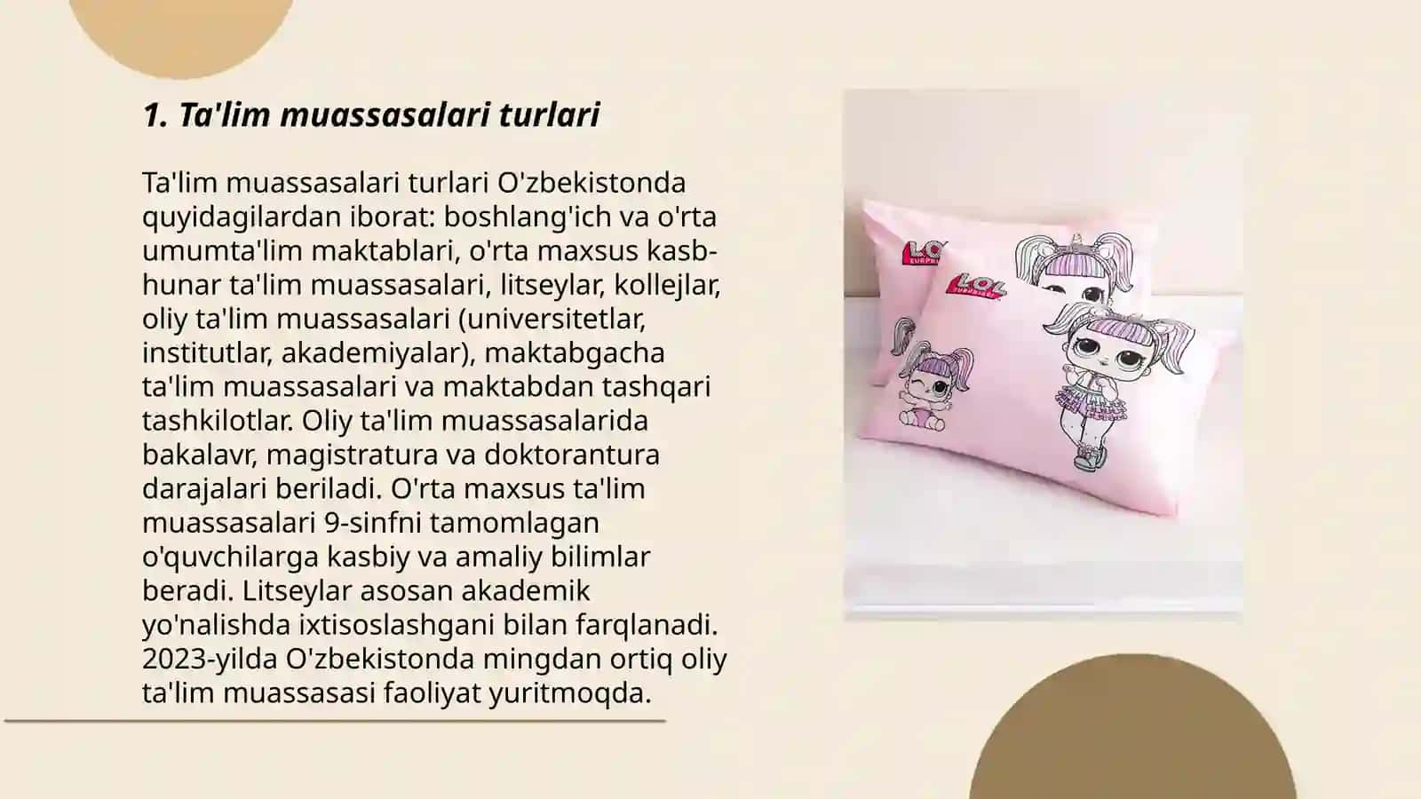 Oʻzbekiston Respublikasida "Ta'lim toʻgʻrisida"gi Qonunning mazmuni 3