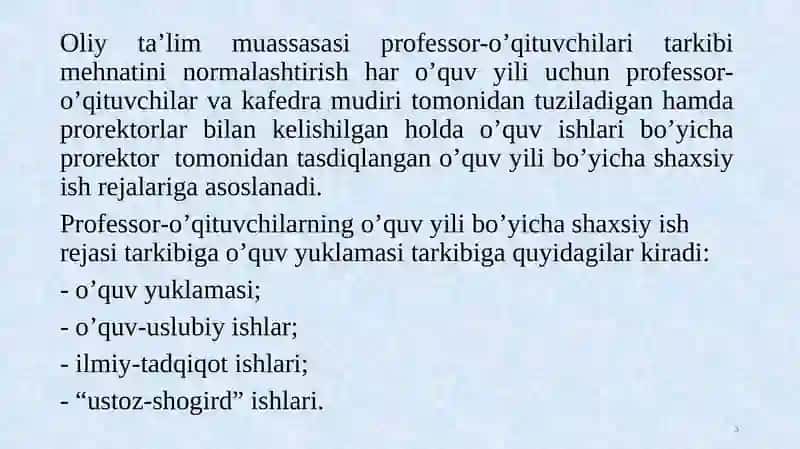 OLIY TA’LIM TIZIMIDA KREDIT-MODUL TIZIMI 3