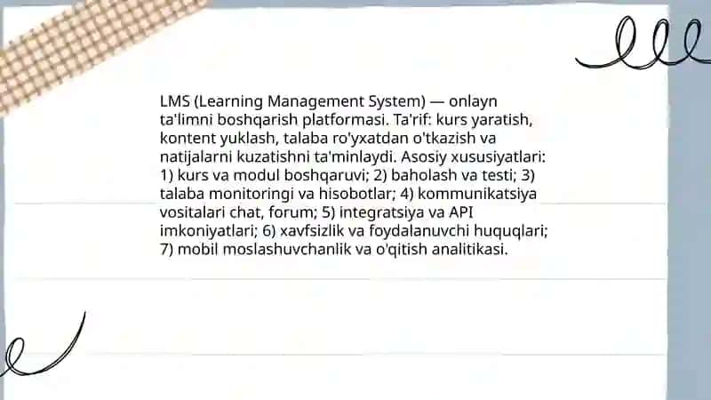 LMS talim boshqaruv tizimlari 3