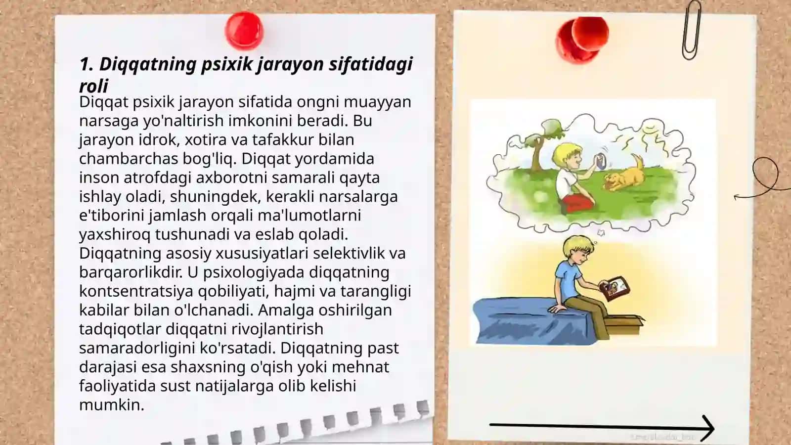 Diqqat va xotira-psixik jarayon sifatida 3
