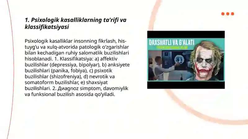Psixologik kasalliklar 3