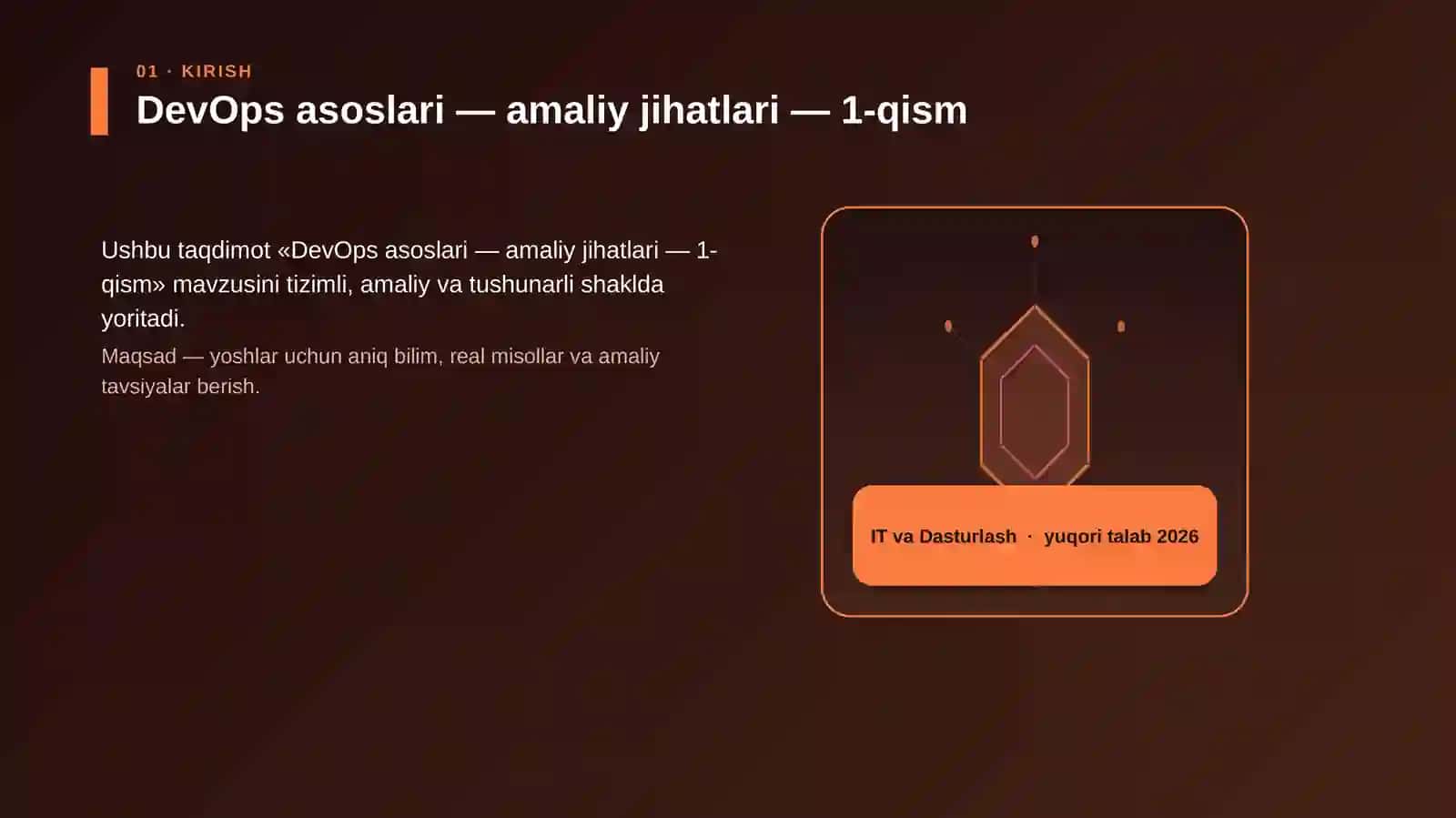 DevOps asoslari — amaliy jihatlari — 1-qism 3