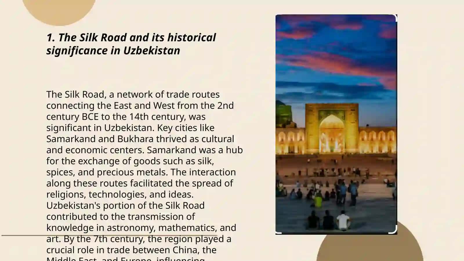 Tourism in Uzbekistan 3