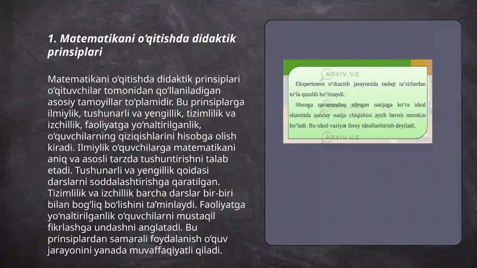 Matematika oʻqitish metodlari 3