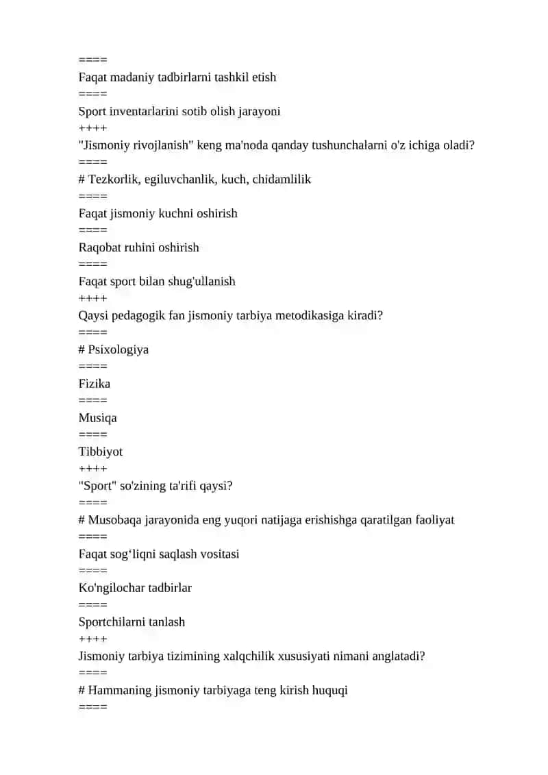 BOLALAR JISMONIY TARBIYASI 3