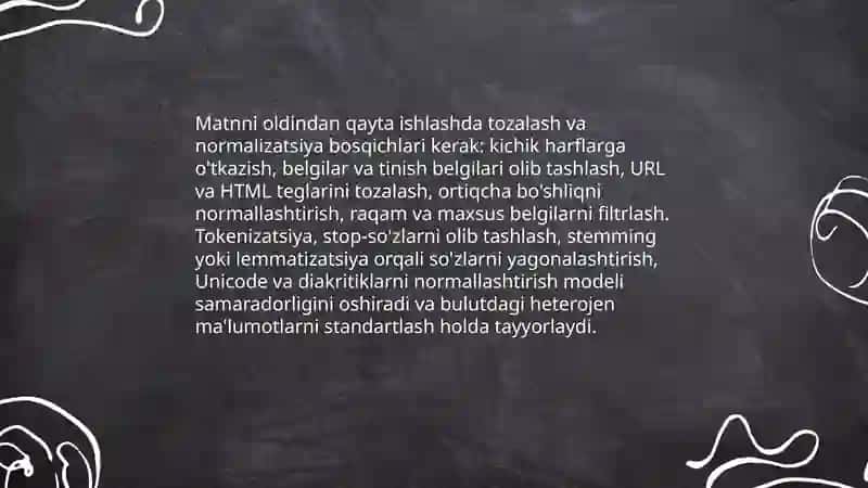 Matnni qayta ishlash texnologiyalari 3