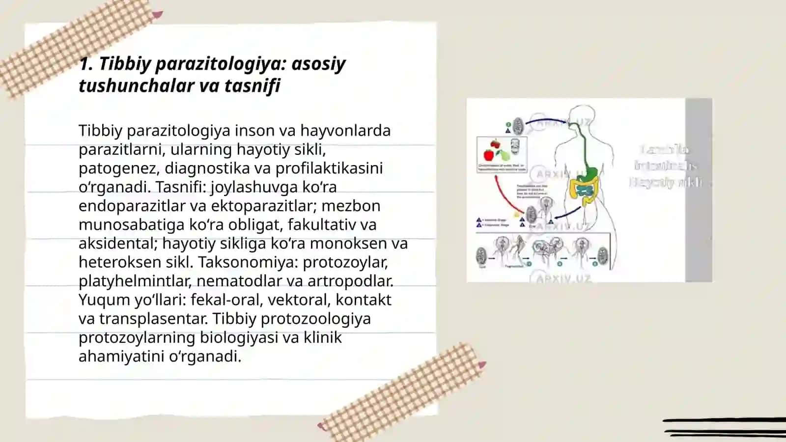 Tibbiyot parazitologiyasi va protozoologiyasi 3