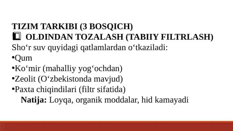 O'zberistonsharoitidasho'r suvlarnichuchuklashtirish g'oyasi 3
