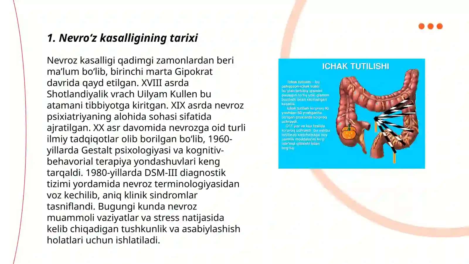 Nevroʻz kasalligi va nevrotik buzilish 3
