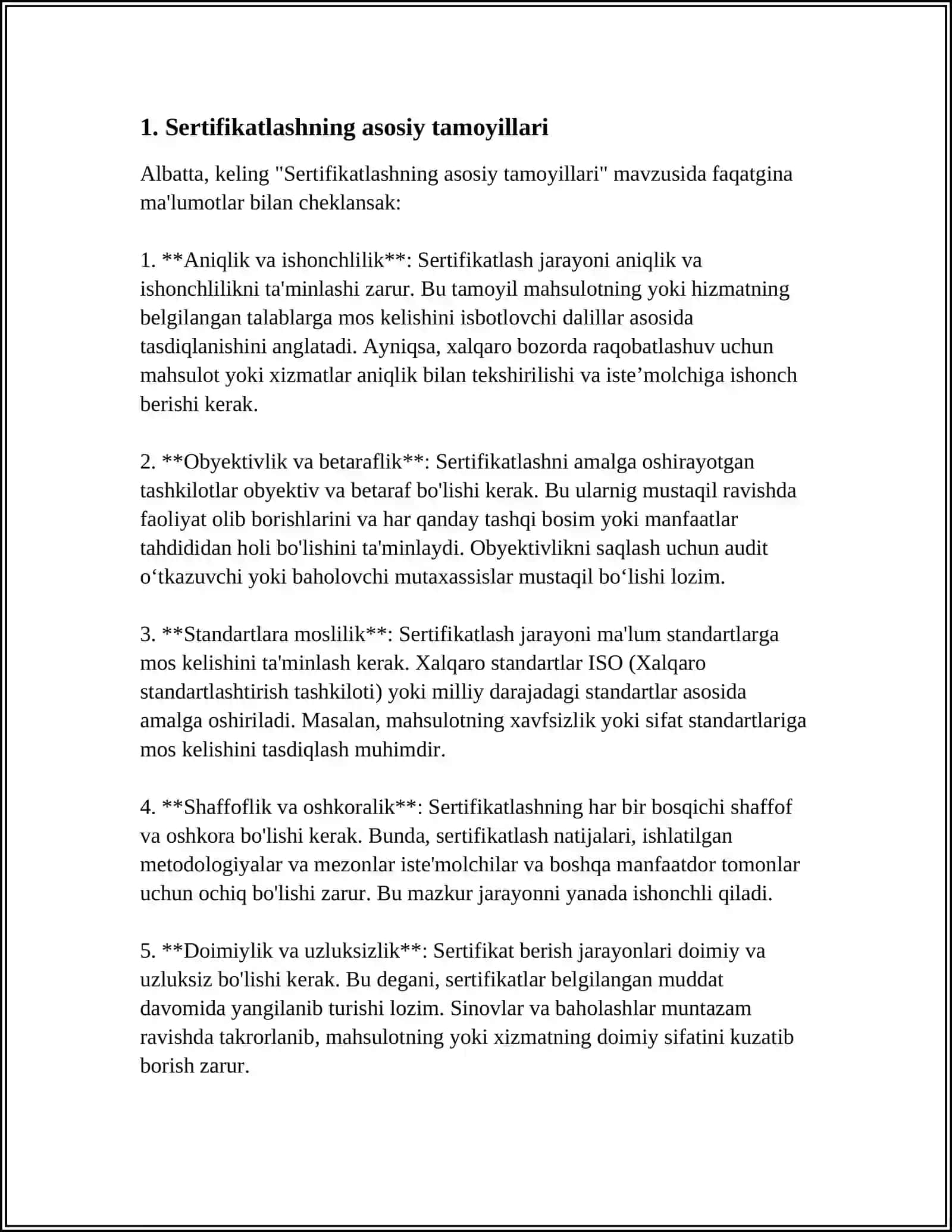 MAHSULOT VA XIZMATLARNI SERTIFIKATLASH 3
