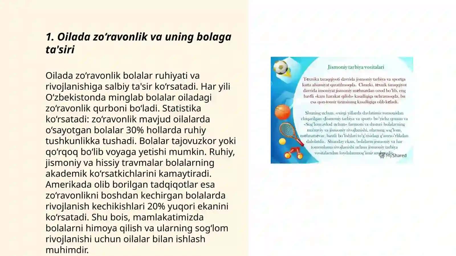 Oilada zo‘ravonlik va uning bolaga ta'siri 3