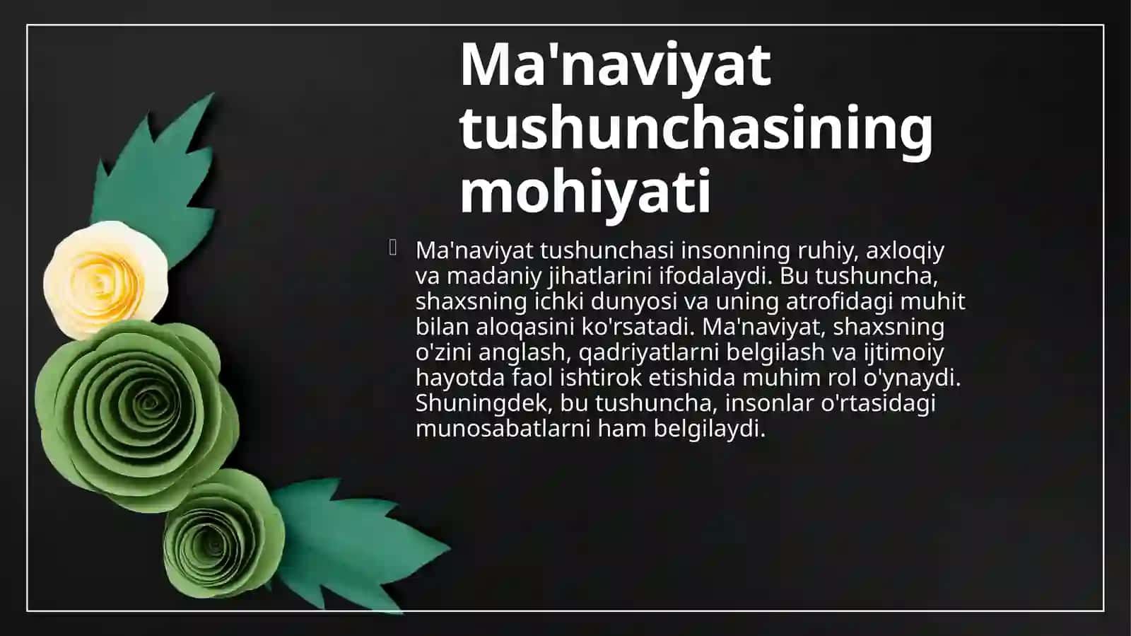 Ma'naviy hayot tushunchasining mazmun va mohiyati 3