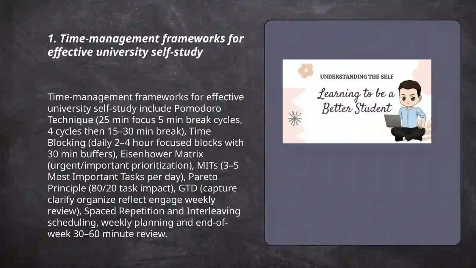 Self-Study Organization 3