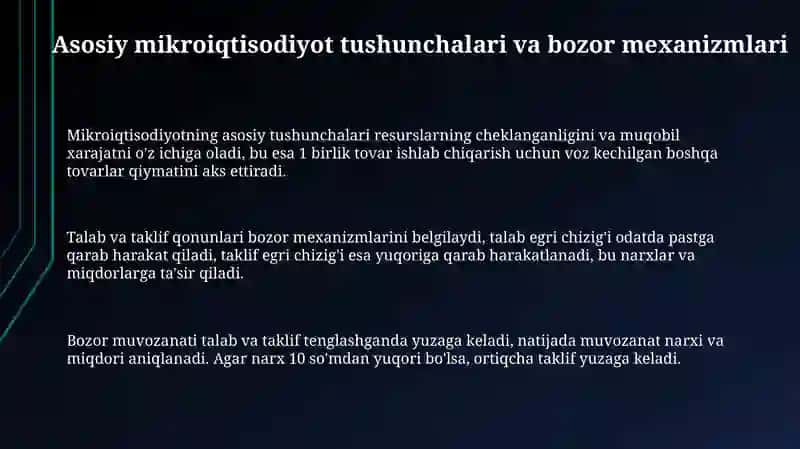 Mikroiqtisodiyot modellari 3