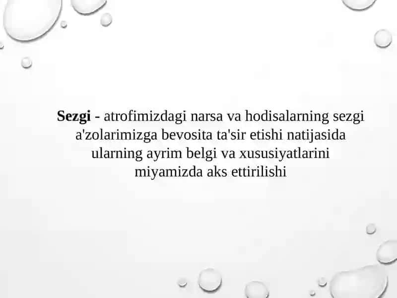 Sezgi-hissiy bilish jarayoni sifatida 3