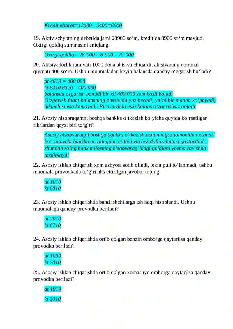 Aktiv schyotlar 3