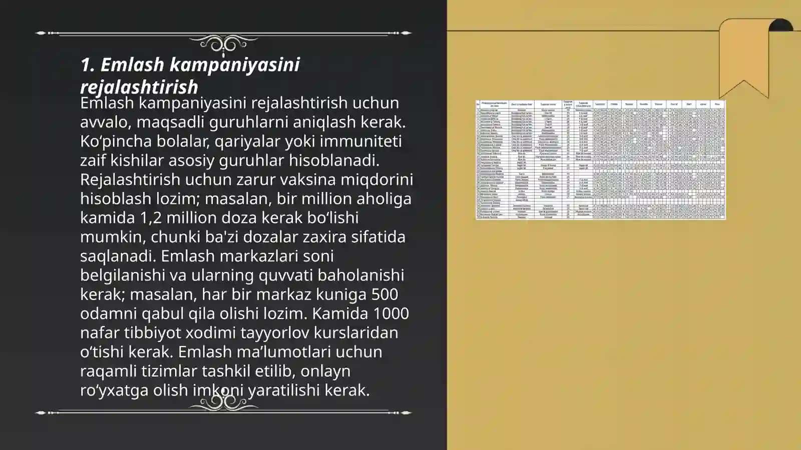 Emlash kalendari tuzish rejasi 3