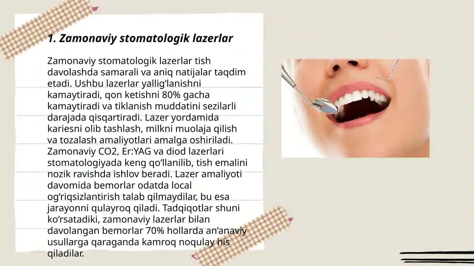 Zamonaviy stomatologik lazerlar 3