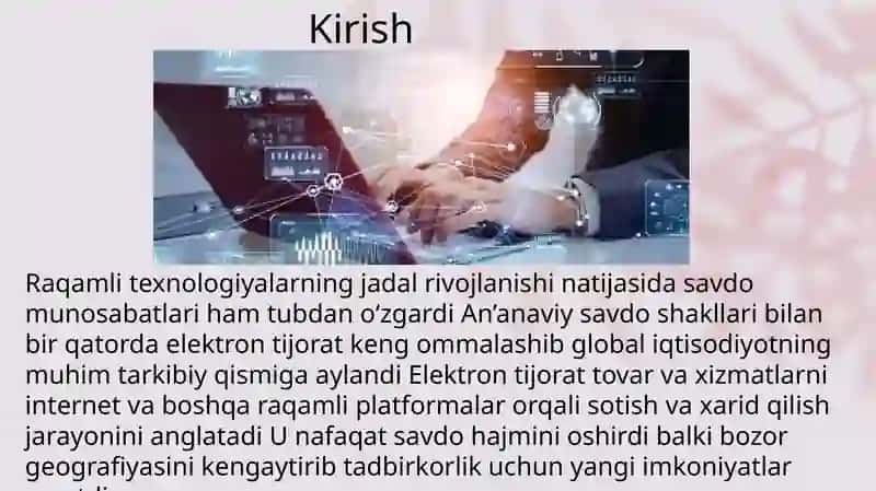 Elektron tijorat (E-commerce) 3