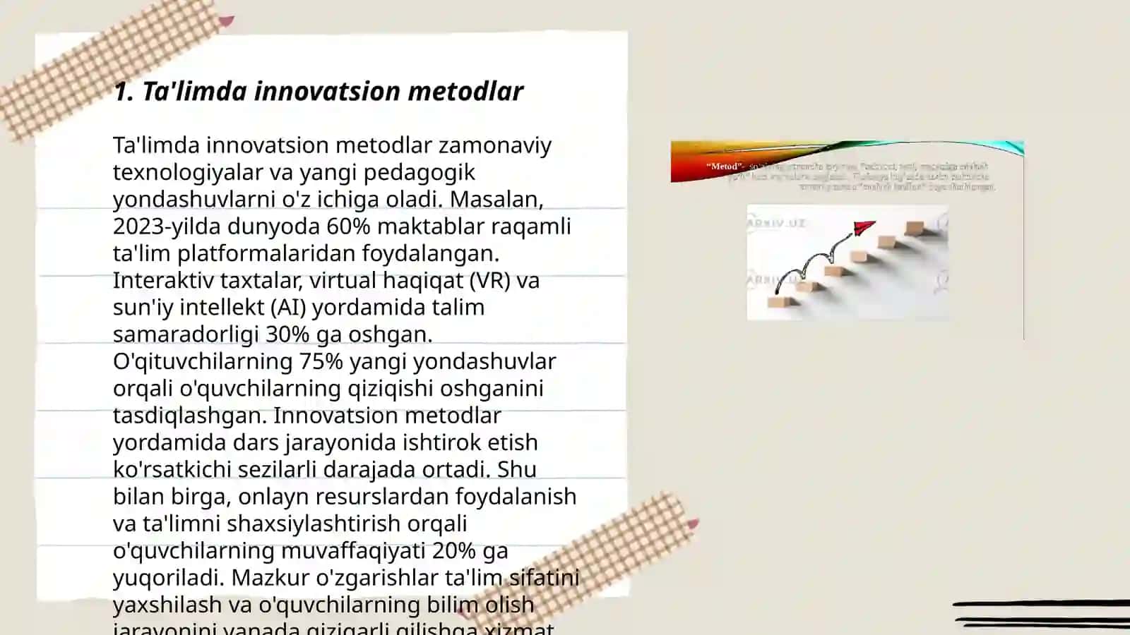 Ta'limda Innovatsion Metodlar 3