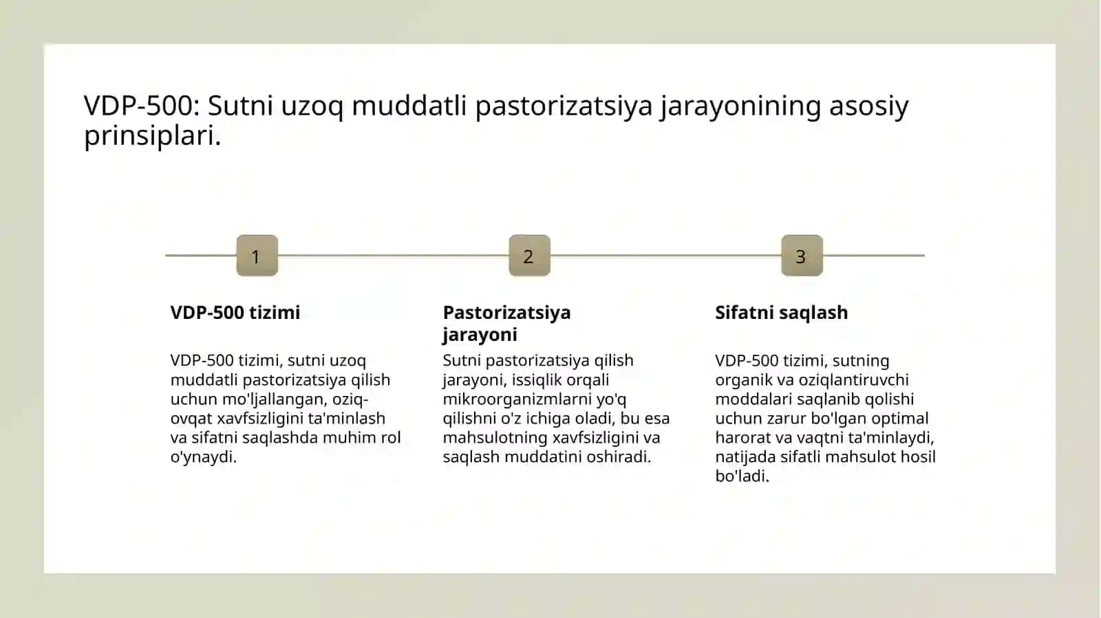 VDP-500 Uzoq muddatli sut pasterizatori 3