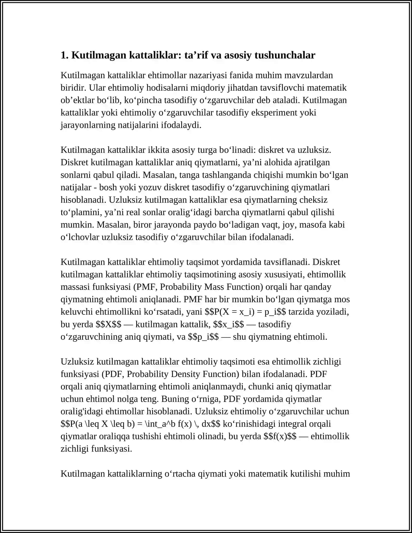 Kutilmagan kattaliklar 3