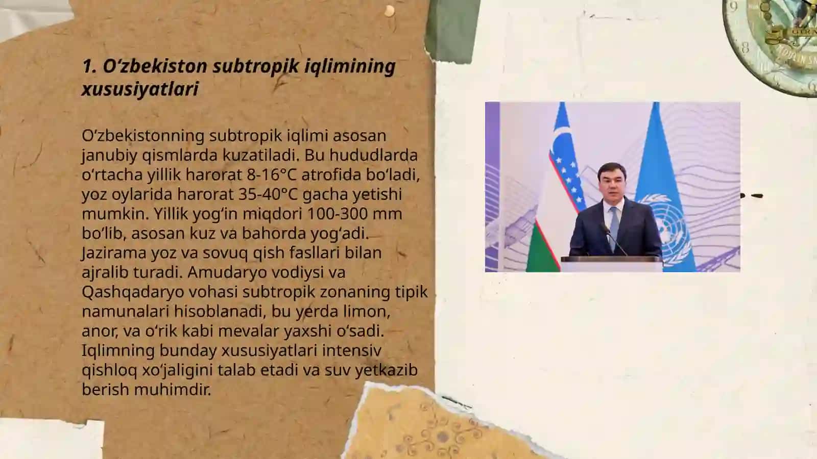 O'zbekiston subtropik iqlim mintaqasi 3