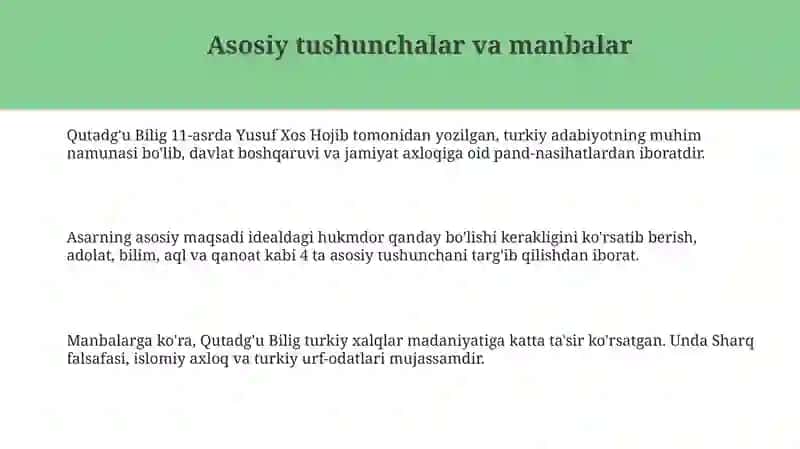 Qutadg'u Bilig 3