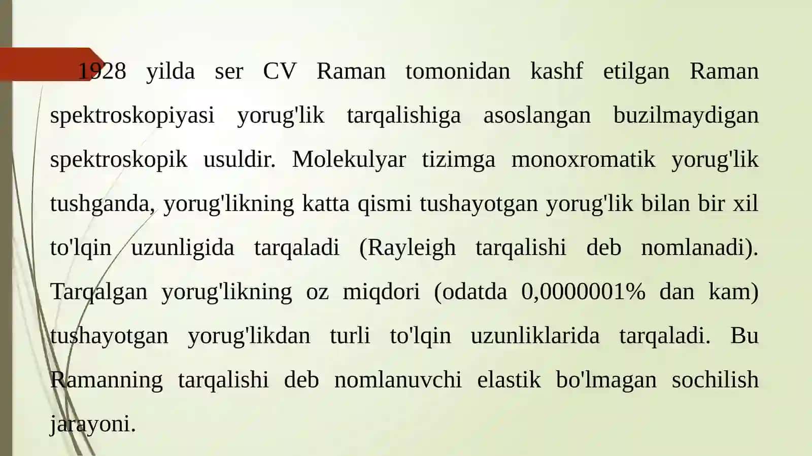 RAMAN SPEKTROSKOPIYASI 3