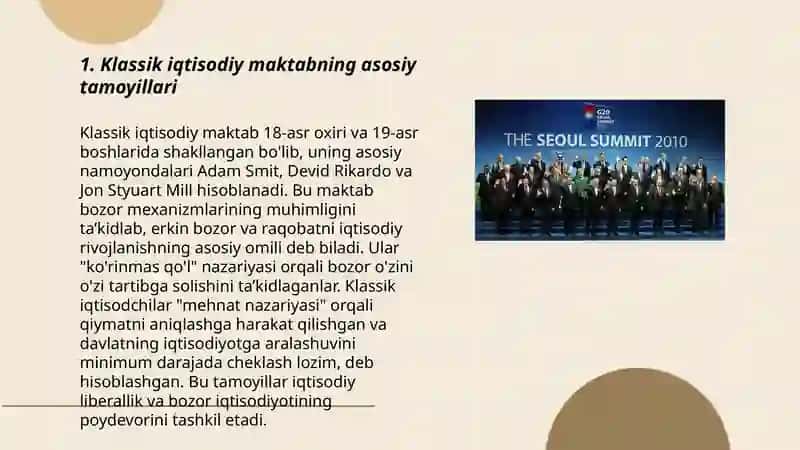 Klassik iqtisodiy maktabning rivojlanishi 3