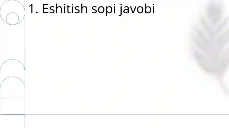 Eshitish organlarining tekshirish usullari 3